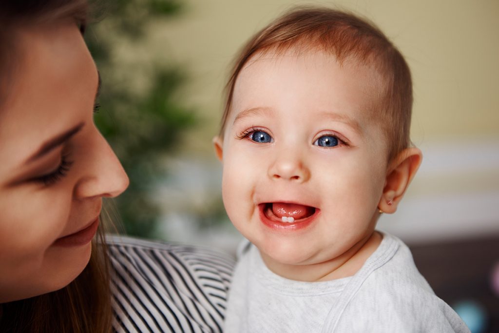 Dientes de leche en niños