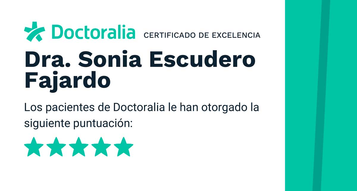 Certificado de Excelencia Doctoralia, Clínica Sonrisa Monalisa